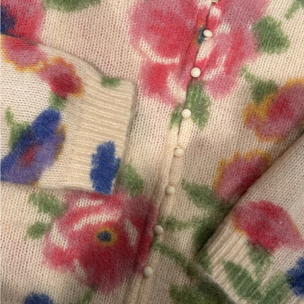 Sézane Teresa Sweater Jumper Cardigan Small - Picture 5 of 6